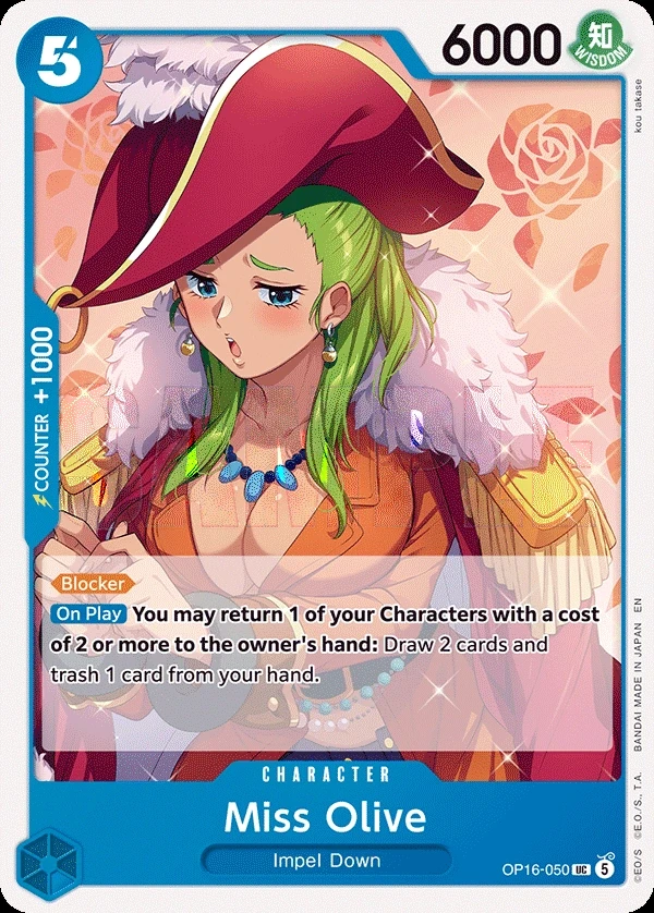 Miss Olive (OP16-050) One Piece card