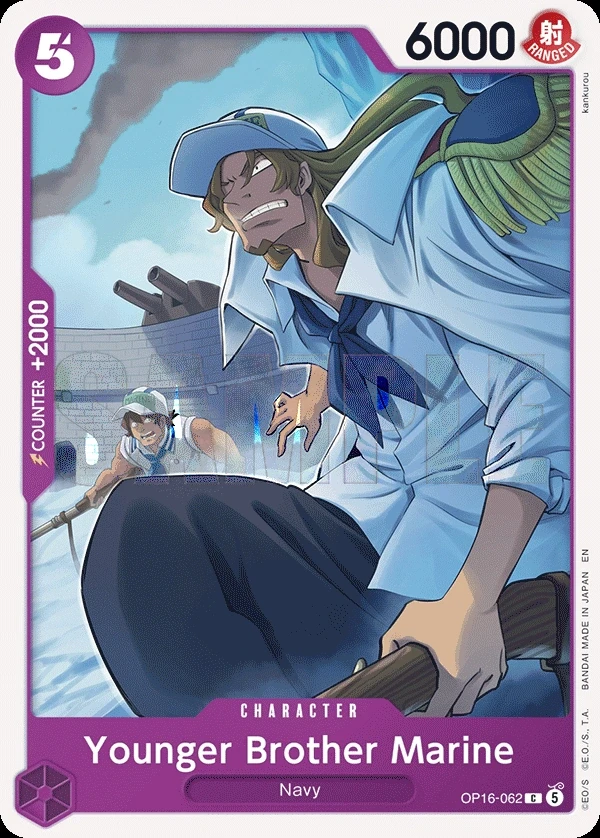Younger Brother Marine (OP16-062) One Piece card