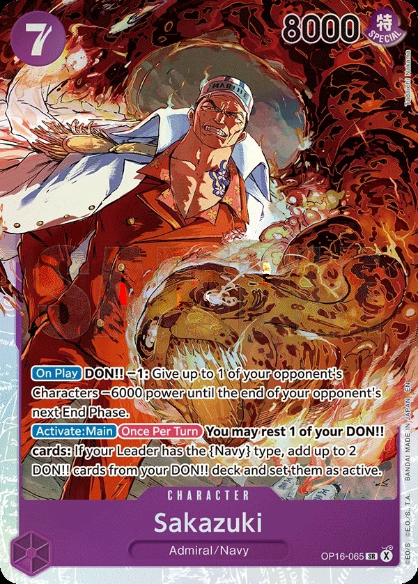 Sakazuki (OP16-065) One Piece card