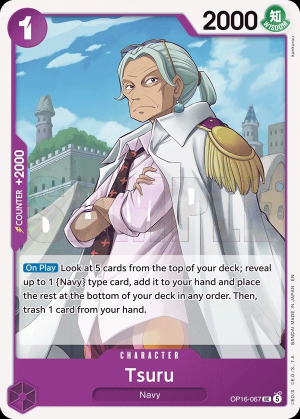 Tsuru (OP16-067) One Piece card