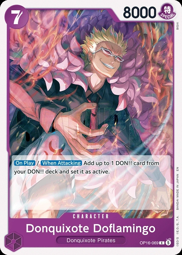 Donquixote Doflamingo (OP16-069) One Piece card
