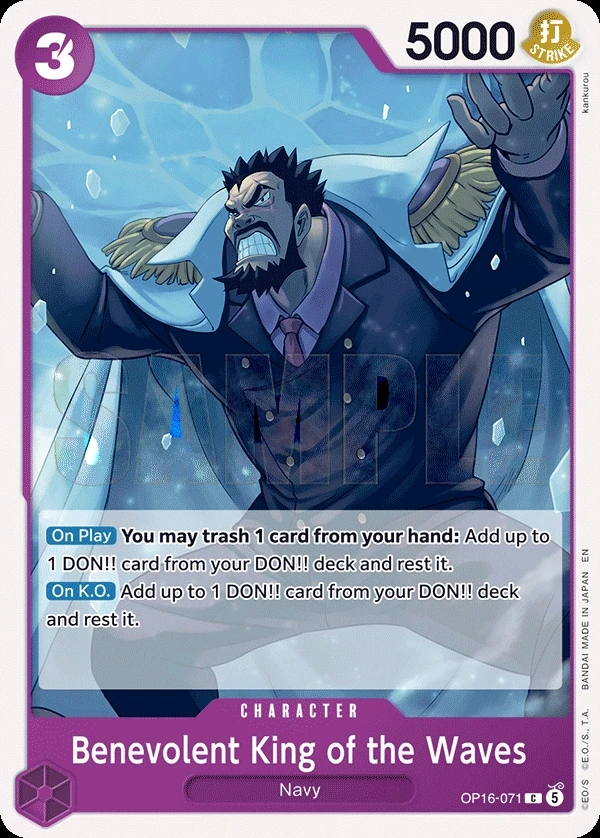 Benevolent King of the Waves (OP16-071) One Piece card