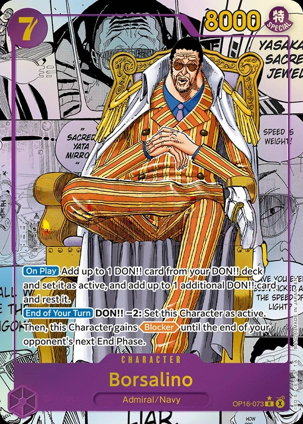 Borsalino (OP16-073_p2) Alt Art One Piece card