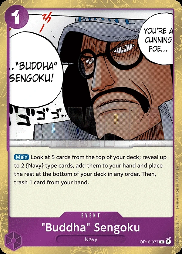 "Buddha" Sengoku (OP16-077) One Piece card