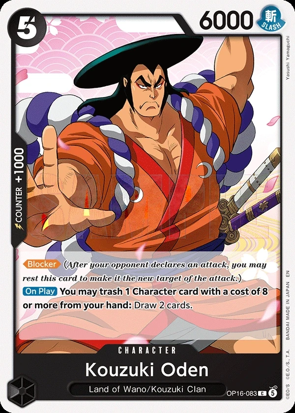 Kouzuki Oden (OP16-083) One Piece card