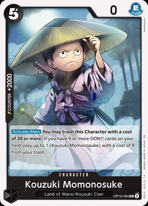 Kouzuki Momonosuke (OP16-084) One Piece card