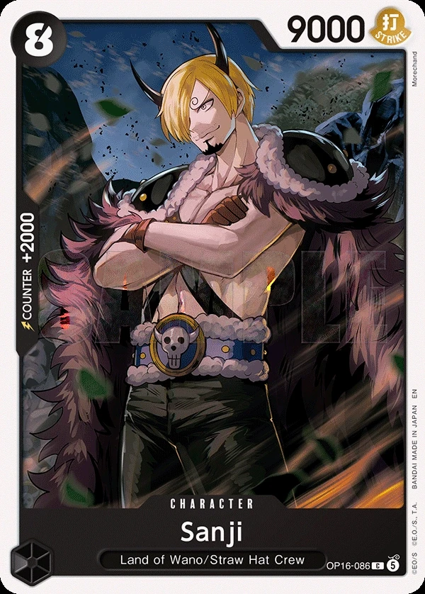 Sanji (OP16-086) One Piece card