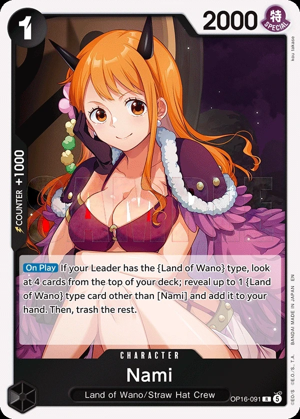 Nami (OP16-091) One Piece card