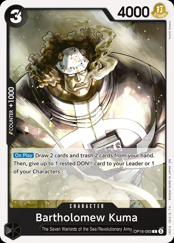 Bartholomew Kuma (OP16-093) One Piece card