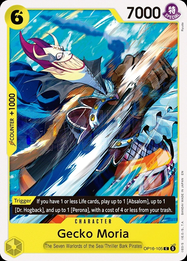 Gecko Moria (OP16-105) One Piece card