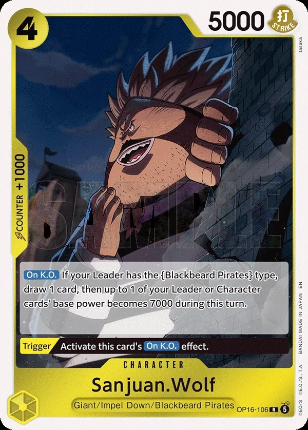 Sanjuan.Wolf (OP16-106) One Piece card