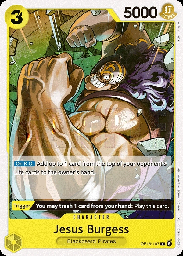Jesus Burgess (OP16-107) One Piece card