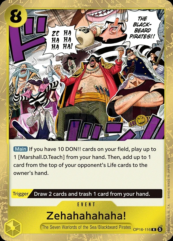 Zehahahahaha! (OP16-116) One Piece card