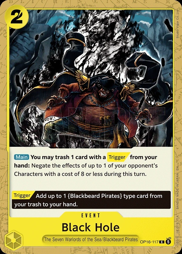 Black Hole (OP16-117) One Piece card