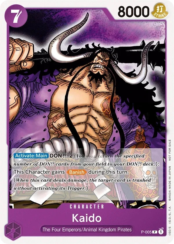 Kaido (P-005) One Piece Card Game card