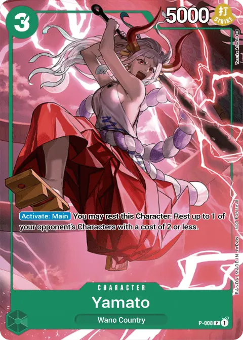 Yamato (P-008) One Piece card