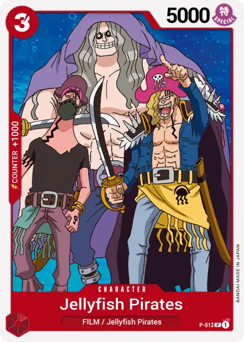 Jellyfish Pirates (P-012) One Piece card