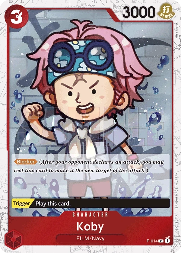 Koby (P-014_p2) Alt Art One Piece card