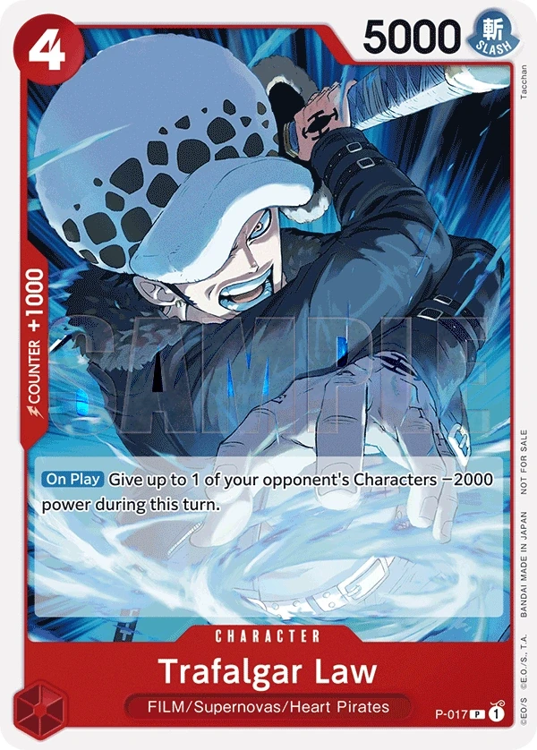 Trafalgar Law (P-017_p1) Alt Art One Piece card