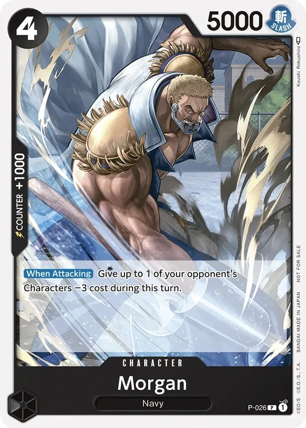 Morgan (P-026) One Piece card