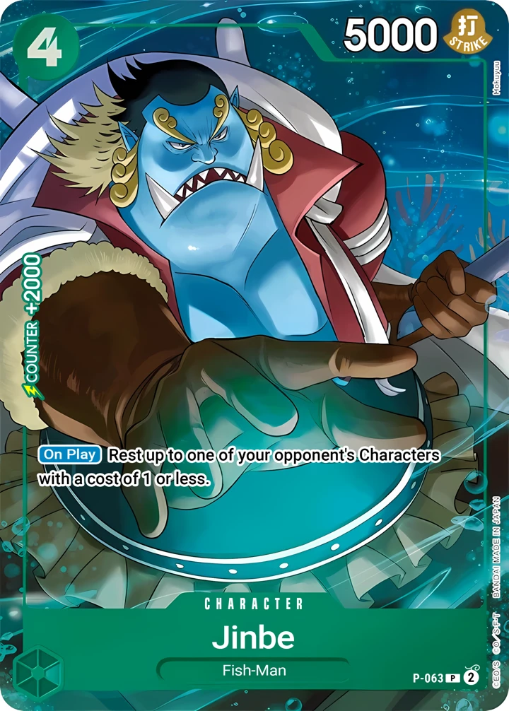 Jinbe (P-063_p1) Alt Art One Piece card