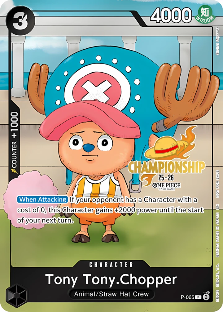 Tony Tony.Chopper (P-065_p1) Alt Art One Piece card