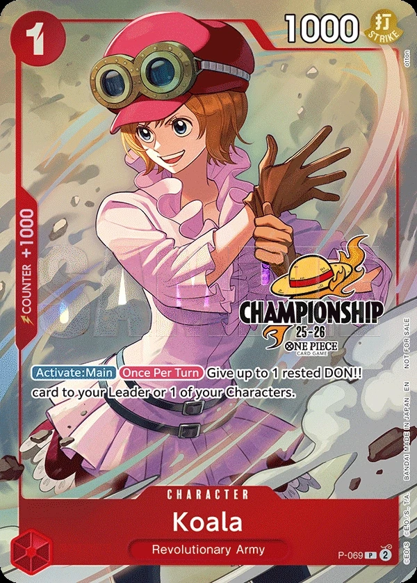 Koala (P-069_p2) Alt Art One Piece card