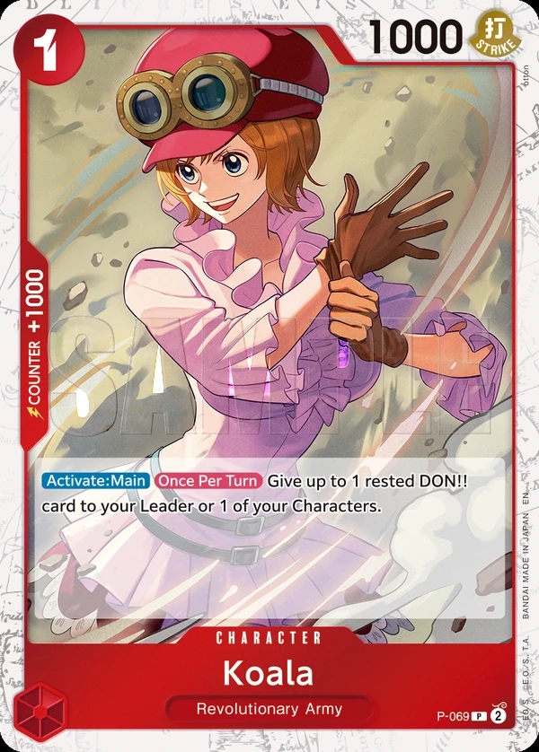 Koala (P-069_p3) Alt Art One Piece card