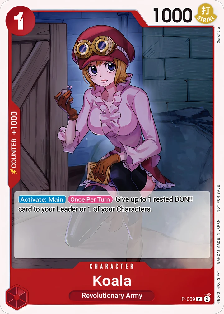 Koala (P-069_p4) Alt Art One Piece card