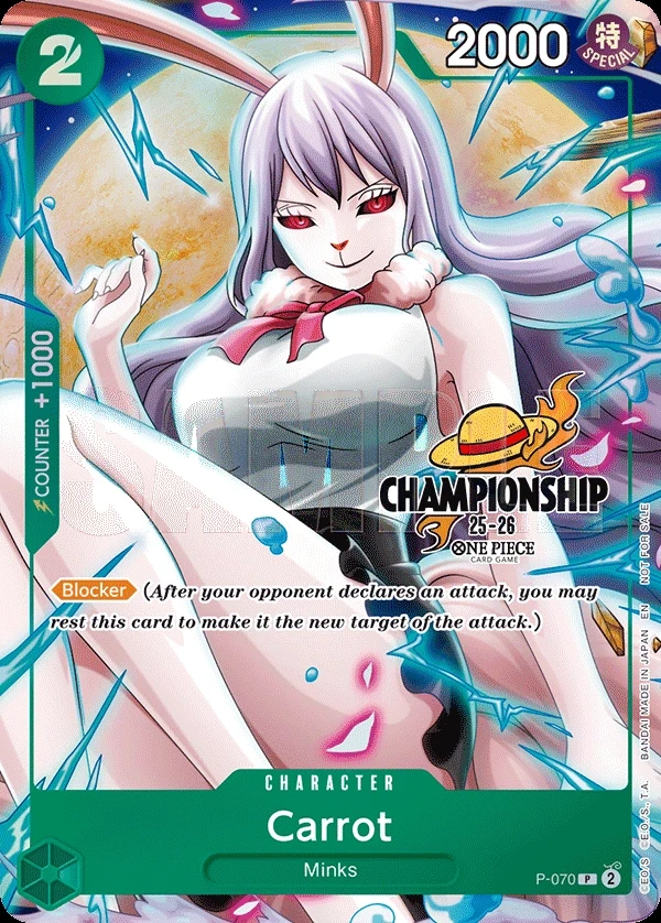 Carrot (P-070_p2) Alt Art One Piece card
