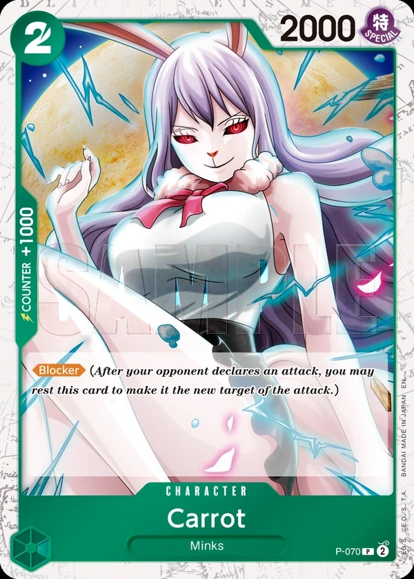 Carrot (P-070_p3) Alt Art One Piece card