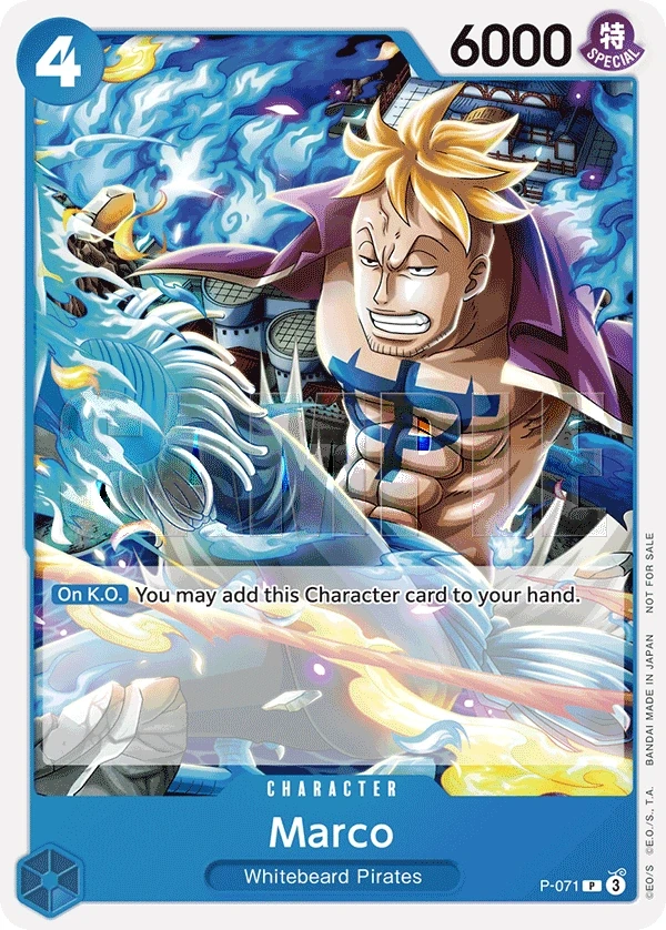 Marco (P-071) One Piece card