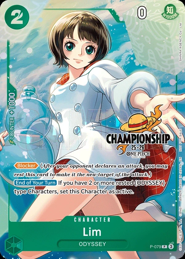 Lim (P-079_p2) Alt Art One Piece card