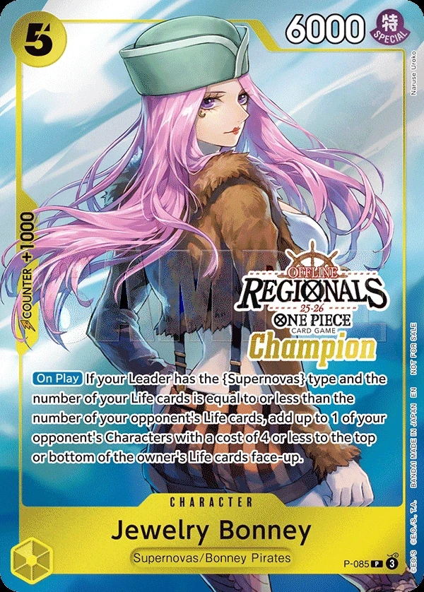 Jewelry Bonney (P-085_p2) Alt Art One Piece card