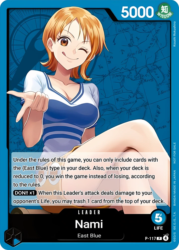 Nami (P-117) One Piece card
