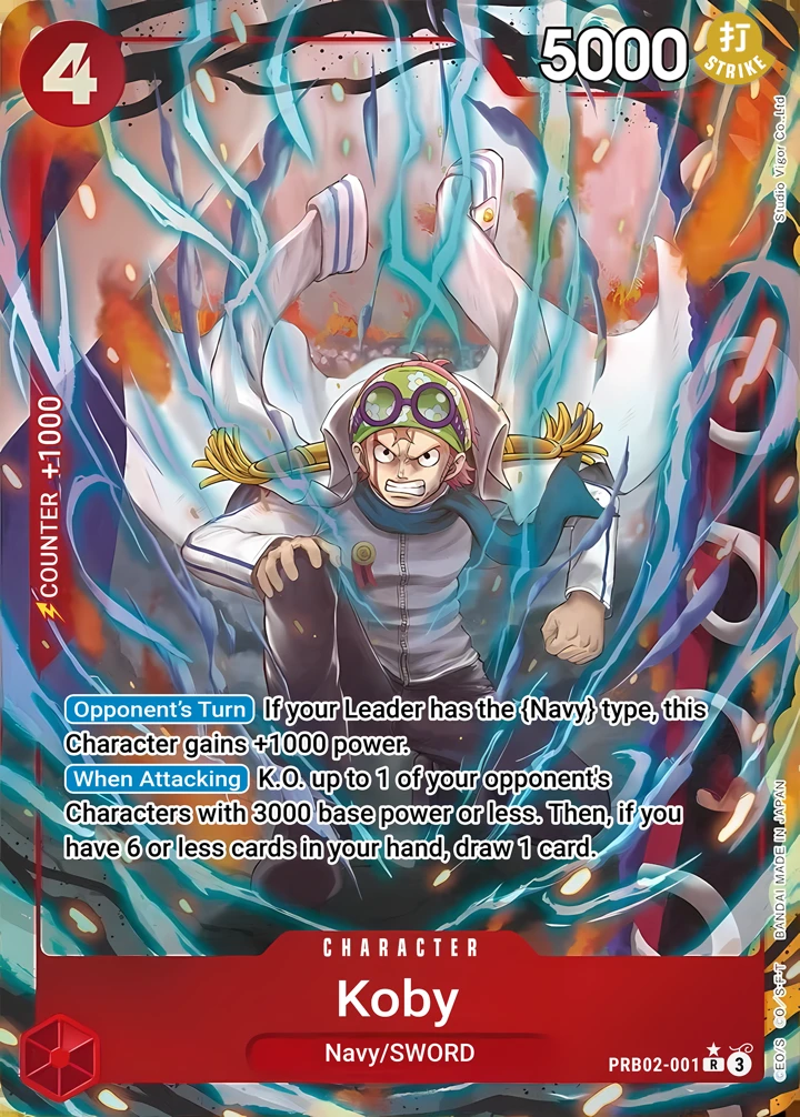 Koby (PRB02-001_p1) Alt Art One Piece card