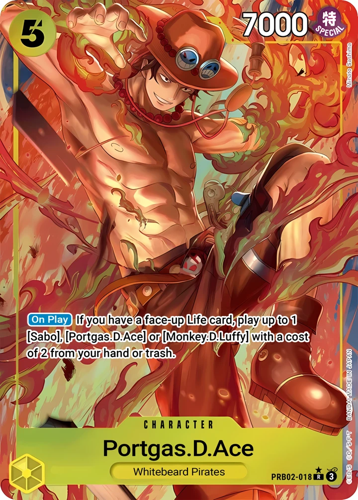 Portgas.D.Ace (PRB02-018_p1) Alt Art version