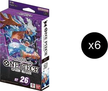 Starter Deck 26: PURPLE/BLACK Monkey.D.Luffy Display