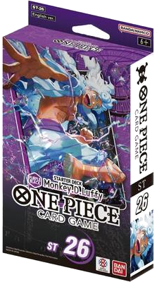 Starter Deck 26: PURPLE/BLACK Monkey.D.Luffy