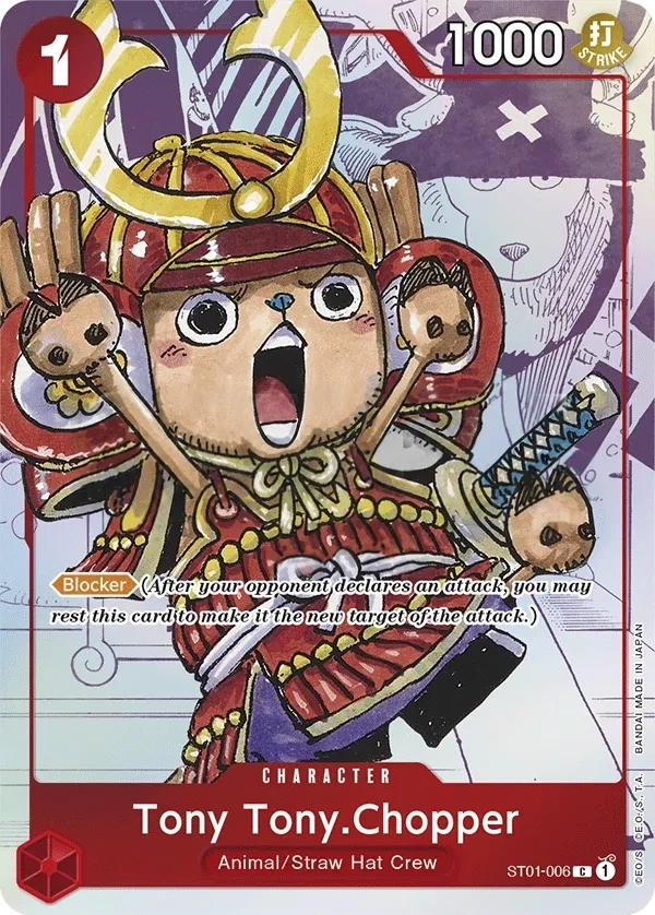 Tony Tony.Chopper (ST01-006_p2) Alt Art One Piece card