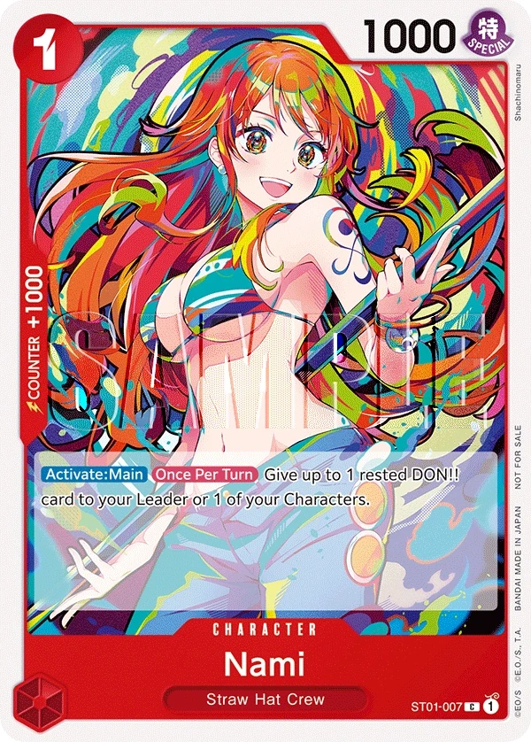 Nami (ST01-007_p4) Alt Art One Piece card