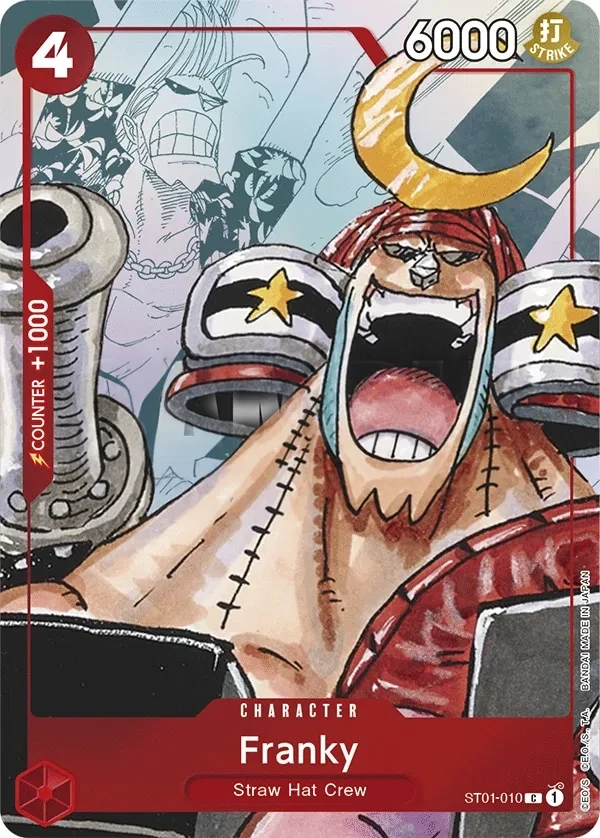 Franky (ST01-010_p1) Alt Art One Piece card