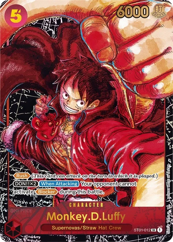 Monkey.D.Luffy (ST01-012_p2) Alt Art One Piece card