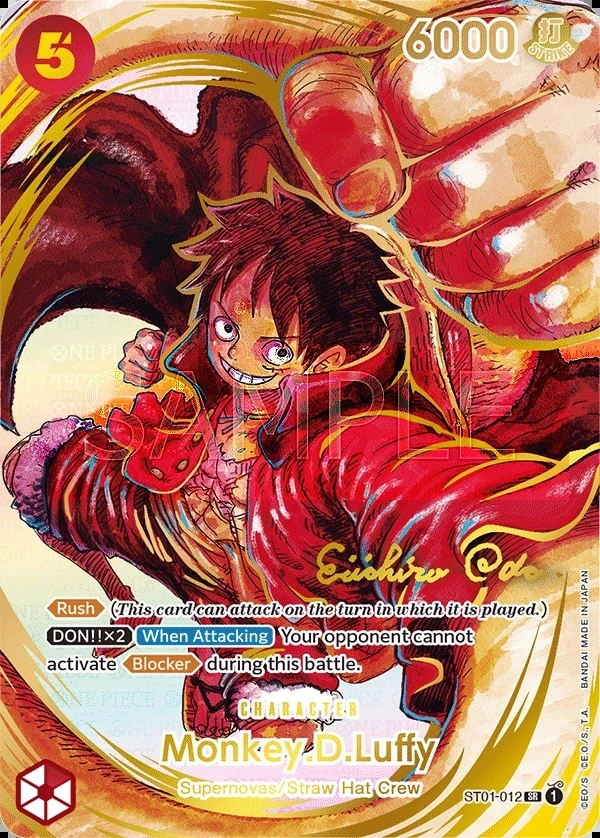 Monkey.D.Luffy (ST01-012_p3) Alt Art One Piece card