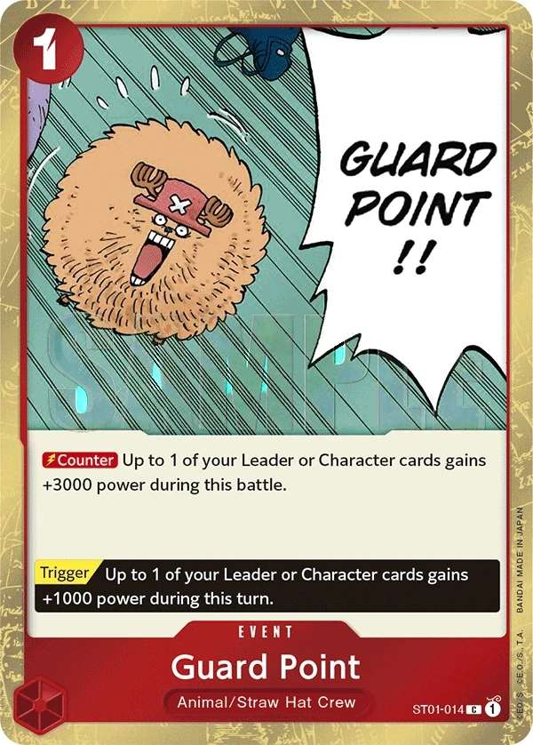 Guard Point (ST01-014_p2) Alt Art One Piece card
