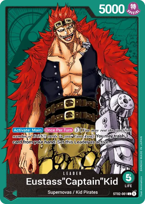 Eustass"Captain"Kid (ST02-001) One Piece card