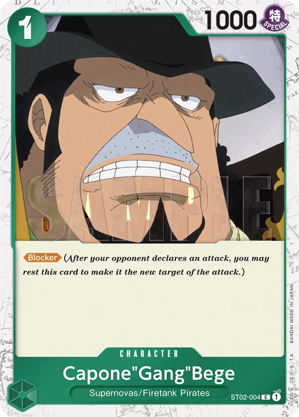 Capone"Gang"Bege (ST02-004_p2) Alt Art One Piece card