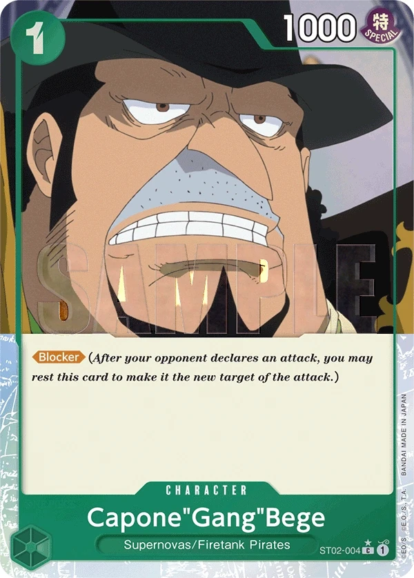 Capone"Gang"Bege (ST02-004_p3) Alt Art One Piece card