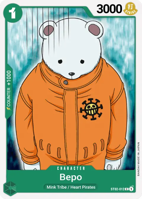 Bepo (ST02-012) One Piece Card Game card