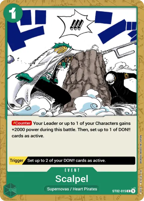 Scalpel (ST02-015) One Piece Card Game card